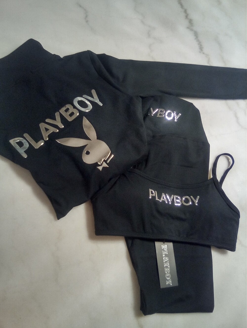 Gorgeous Black Playboy Jacket & Pants!